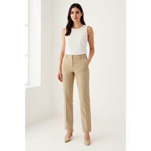 Calvin Klein Beige Lightweight Trousers Officewear Slacks Size 2